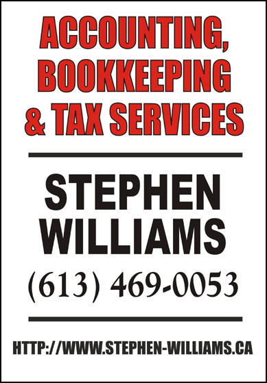 Stephen Williams Accounting Tax Services Ottawa