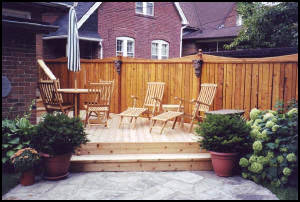 Valley Fence and Deck