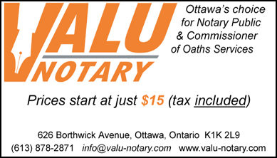 Valu-Notary Ottawa