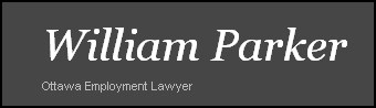 William Parker Employment Lawyer Ottawa
